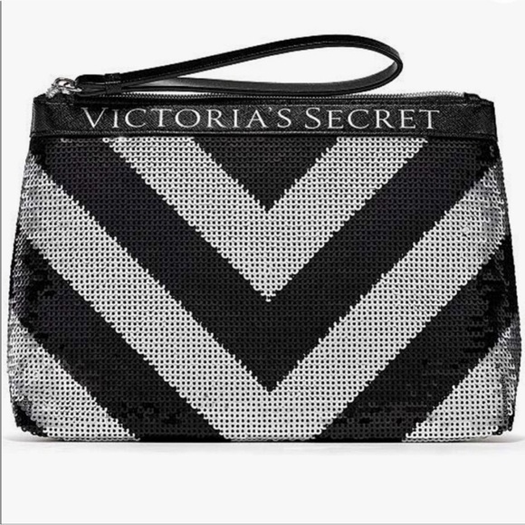 Victoria’s Secret sequin cosmetic bag - Picture 1 of 2